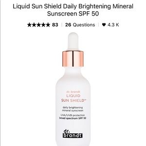 Brand new dr. Brandt liquid sun shield